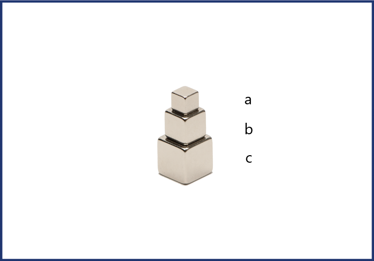 Cubical Magnet Tiered Stack