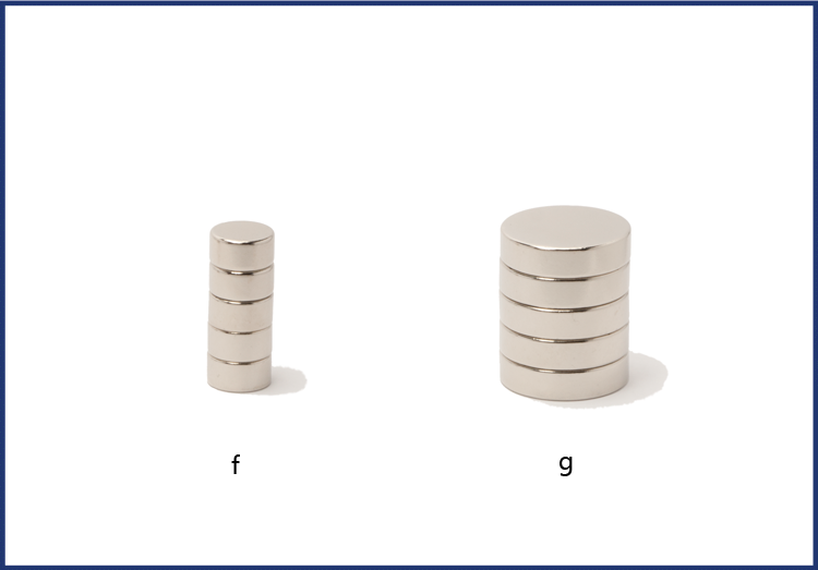 Thick Disc Magnets Two Stacks